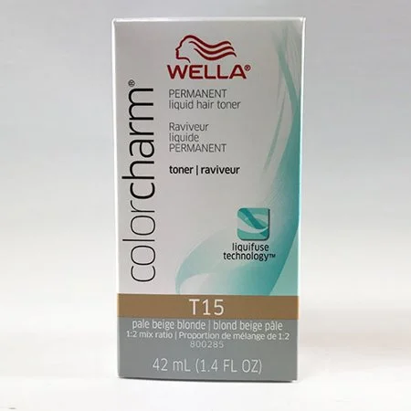 Wella Color Charm T15 Permanent Liquid Toner Pale Beige Blonde - 1.4 Fl Oz