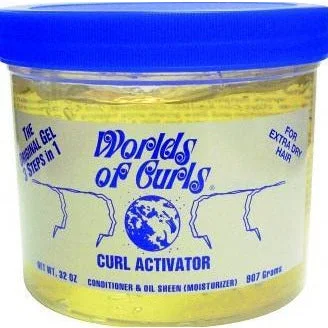 Worlds Of Curls Curl Activator Gel Regular - 16.2 Oz