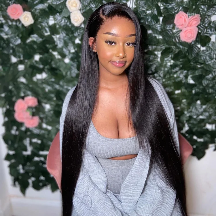 Worth | Hot Silky Straight Glueless 13x4 Frontal Lace Wig 100% Human Hair 28-32 Inches