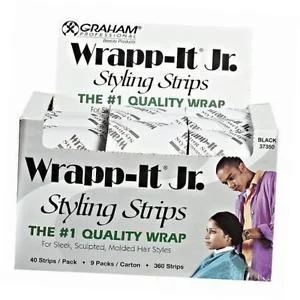 Wrapp-It Jr Black Styling Strips