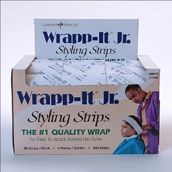 Wrapp-It Jr White Styling Strips