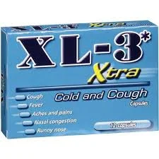 Xl-3 Cold Medicine - Xtra - 12 Ct