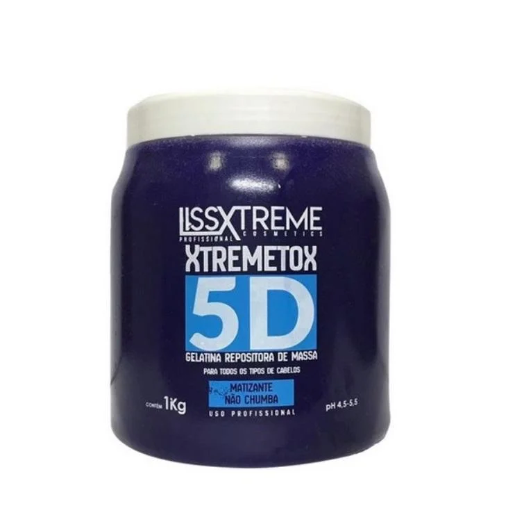 Xtremetox 5D Capillary Mass Replenisher Tinting Gelatin Mask 1Kg - Liss Xtreme